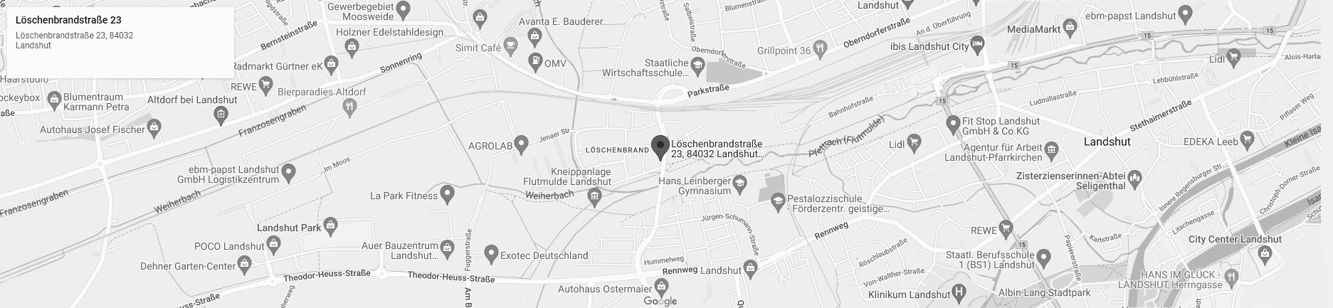 Karte Landshuter Hof statisch